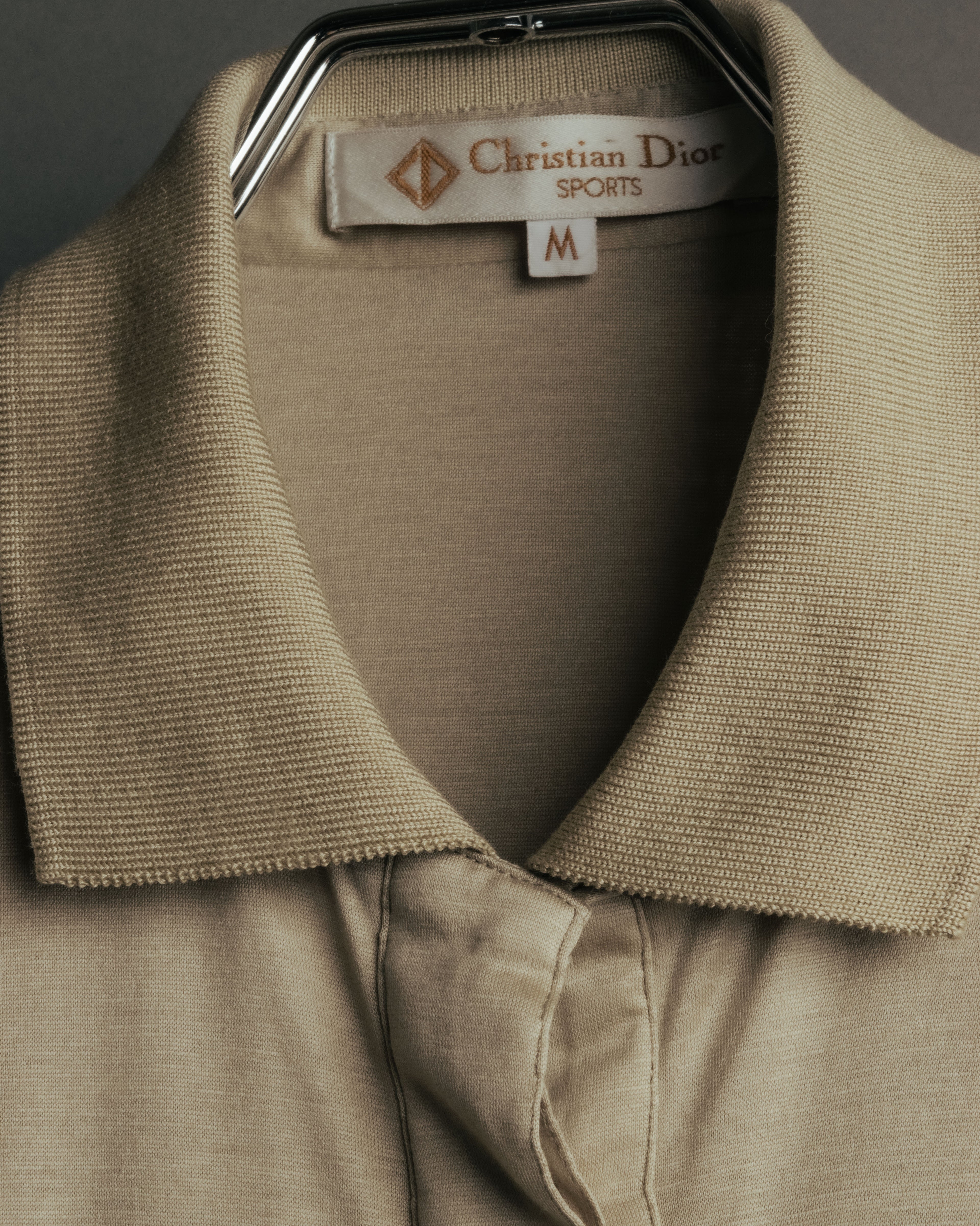 “Christian Dior” 90’s Gathered fly-front jersey blouse