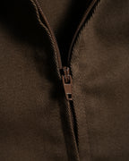 VINTAGE/ Short Length Cotton Jacket Brown