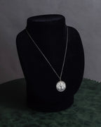 "Tiffany&Co" Olympic torch motif sterling silver necklace