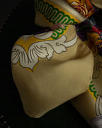 "GUCCI" Baroque painting pattern silk scarf