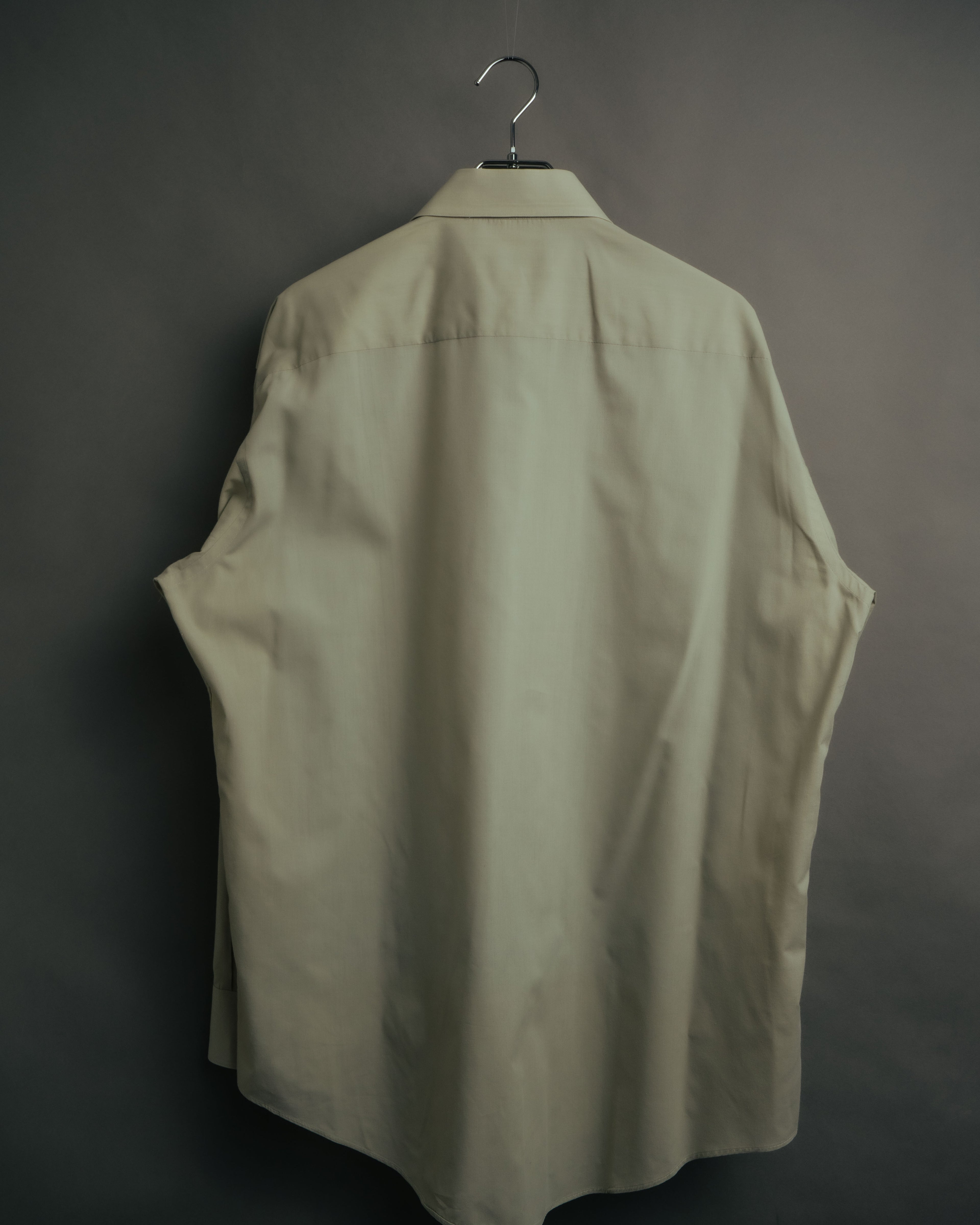 -MOOD Vintage Collections-
90’s Round collar fly front shirt