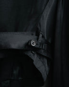 -SPECIAL- “ANN DEMEULEMEESTER” Pre-2012 asymmetric cropped satin biker jacket