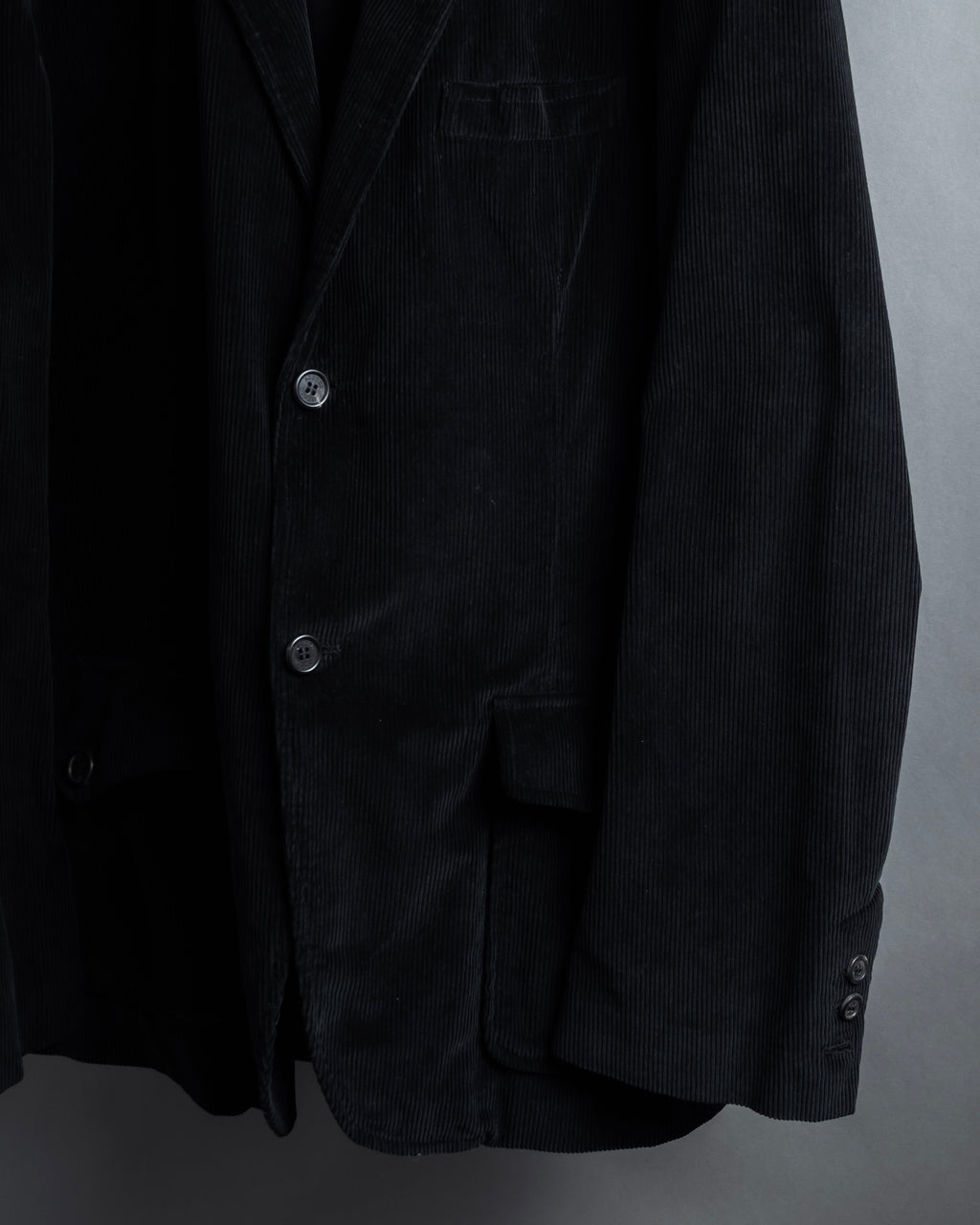 "dunhill" Classically tailored corduroy jacket