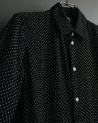 "CELINE" 2010's-2020's Polka dot viscose long sleeve shirt