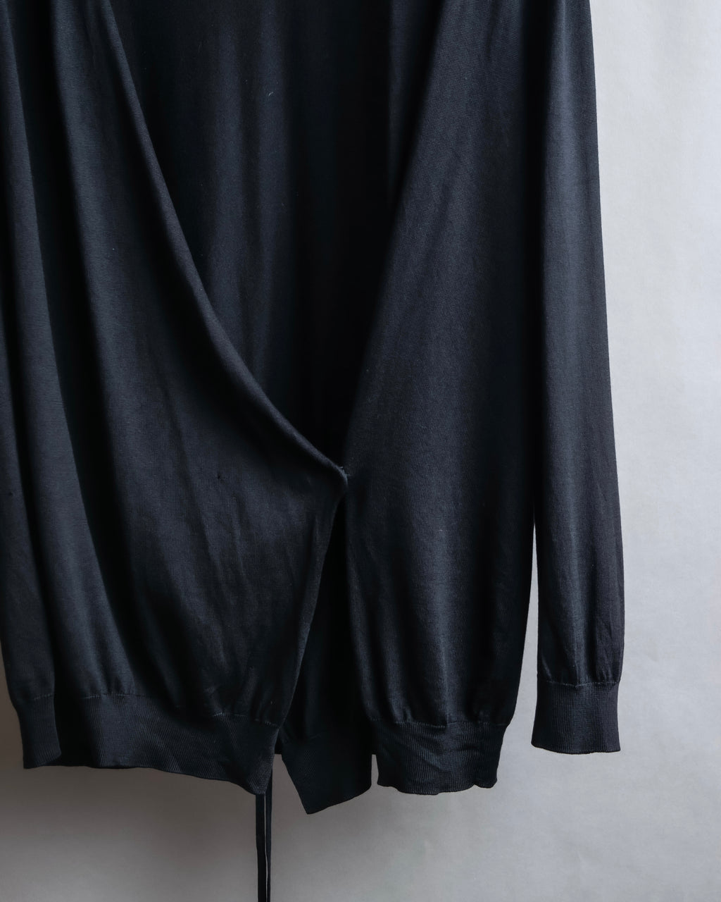 "DOLCE &amp; GABBANA" 100% silk snap button oversized cardigan