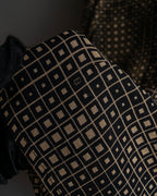 "FENDI" Geometric pattern logo printed shirt