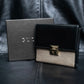 "GUCCI" Canvas and leather bi-fold wallet