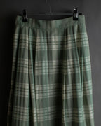 "BURBERRYS" Mint green check pattern skirt type set up