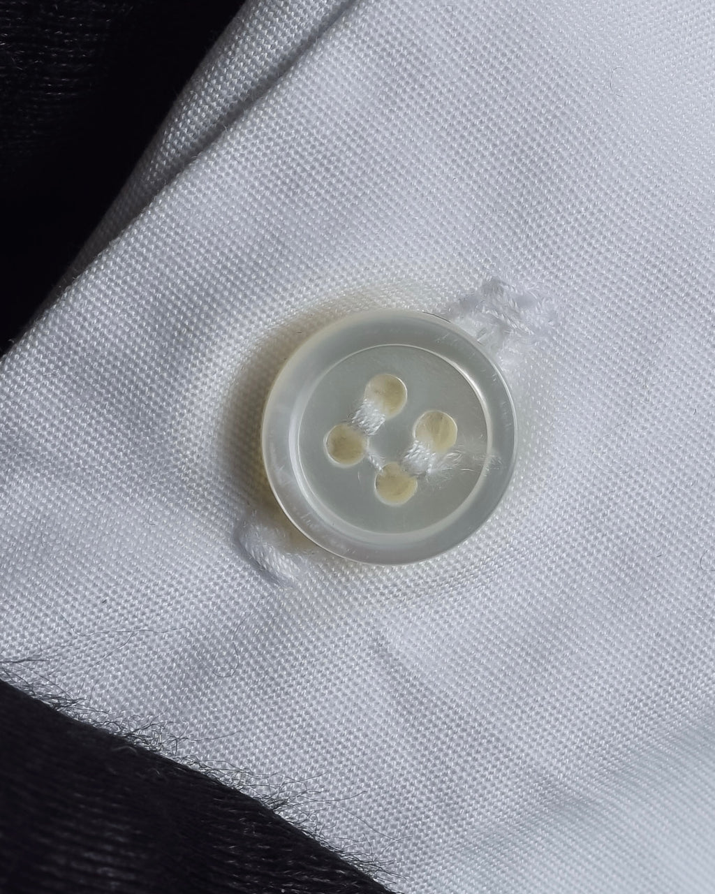 "COMME des GARCONS HOMME PLUS" 15SS Ripped cutting design cotton shirt