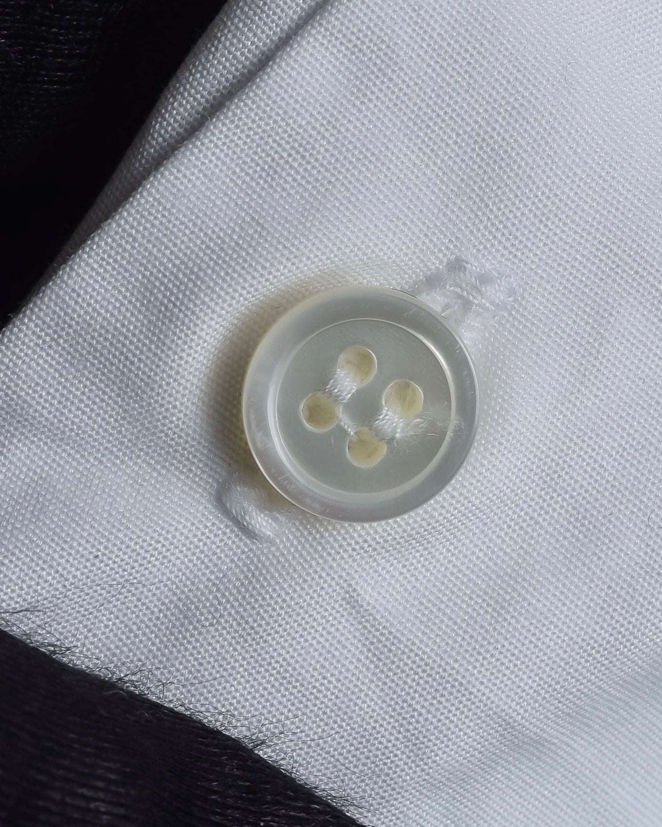 "COMME des GARCONS HOMME PLUS" 15SS Ripped cutting design cotton shirt