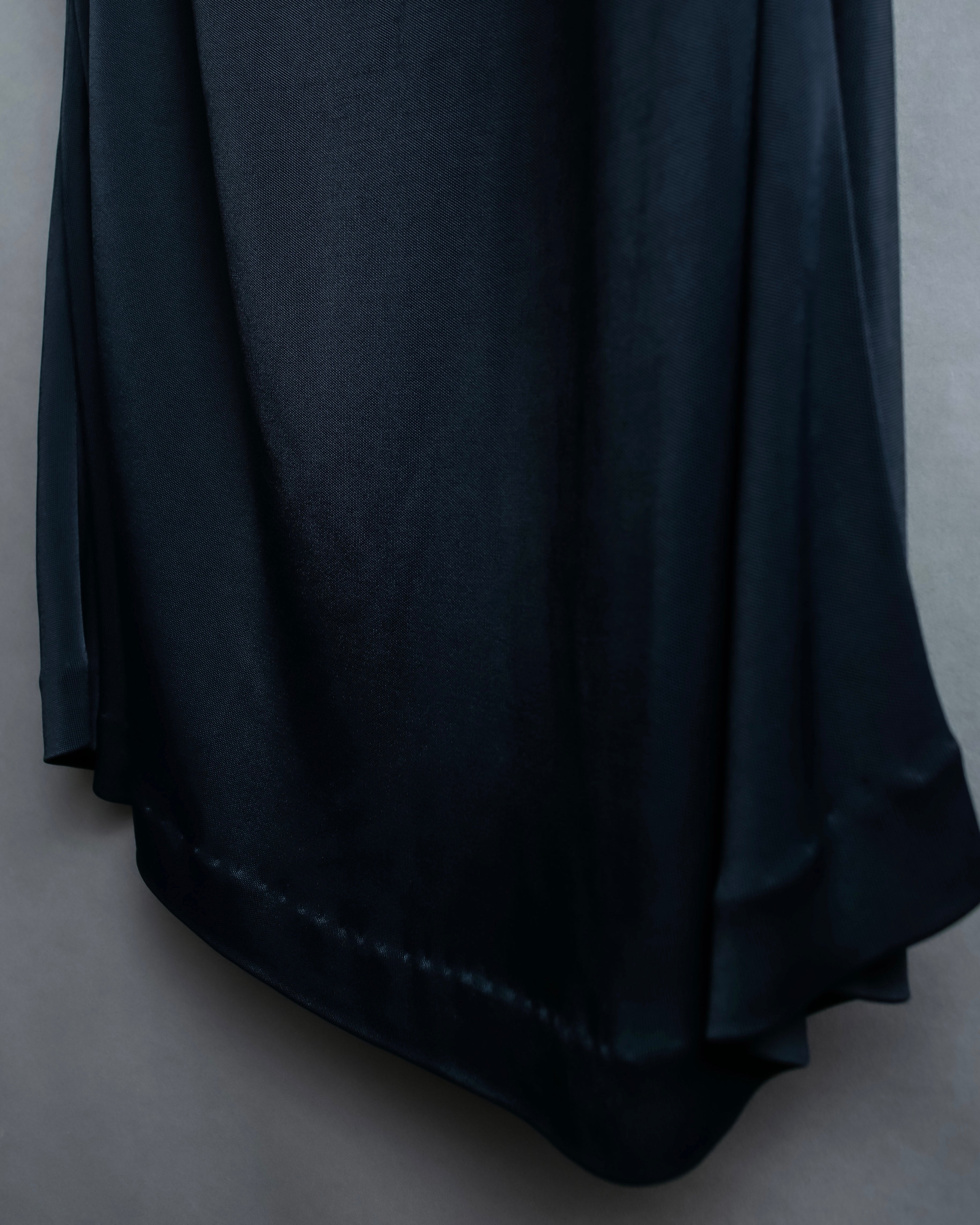 "GUCCI" Maxi-length glossy rayon skirt