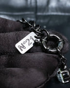 "N21 NUMERO VENTUNO" Studded diamond combination necklace