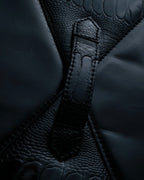 "YVES SAINT LAURENT" Crocodile embossed combination design leather bag