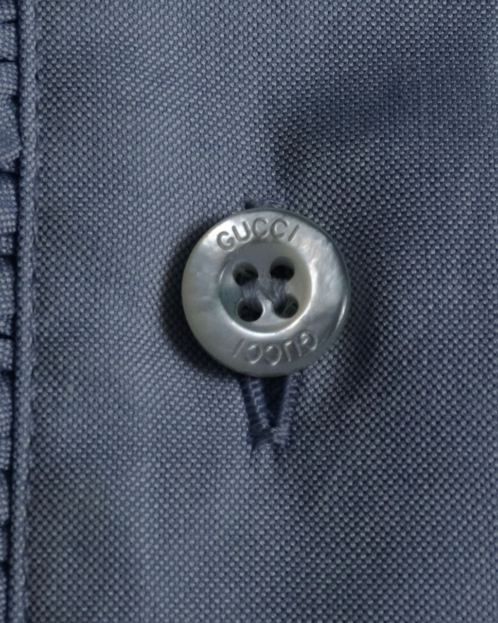 “GUCCI” 2015-2016 Ruffled collar cotton shirt