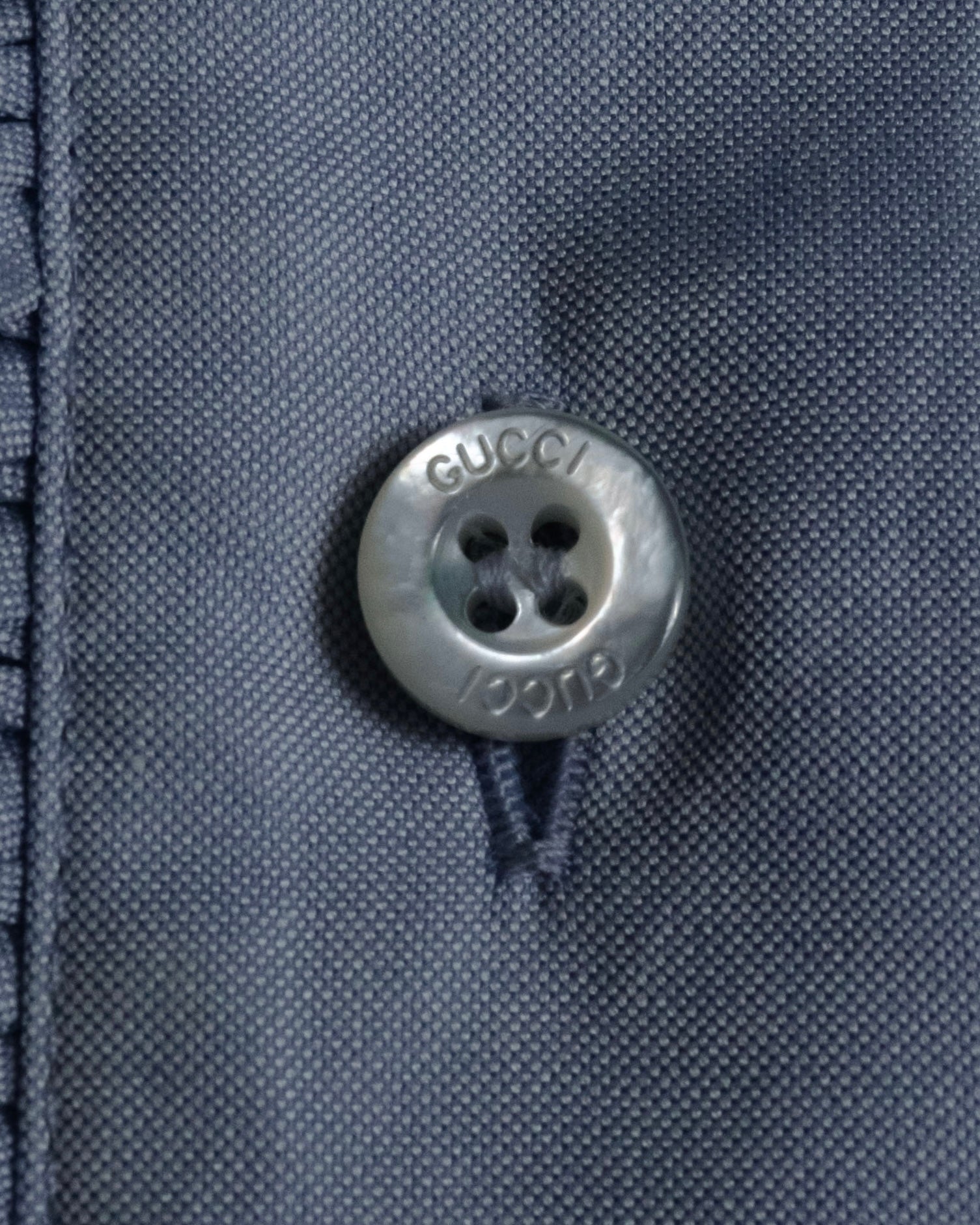 “GUCCI” 2015-2016 Ruffled collar cotton shirt