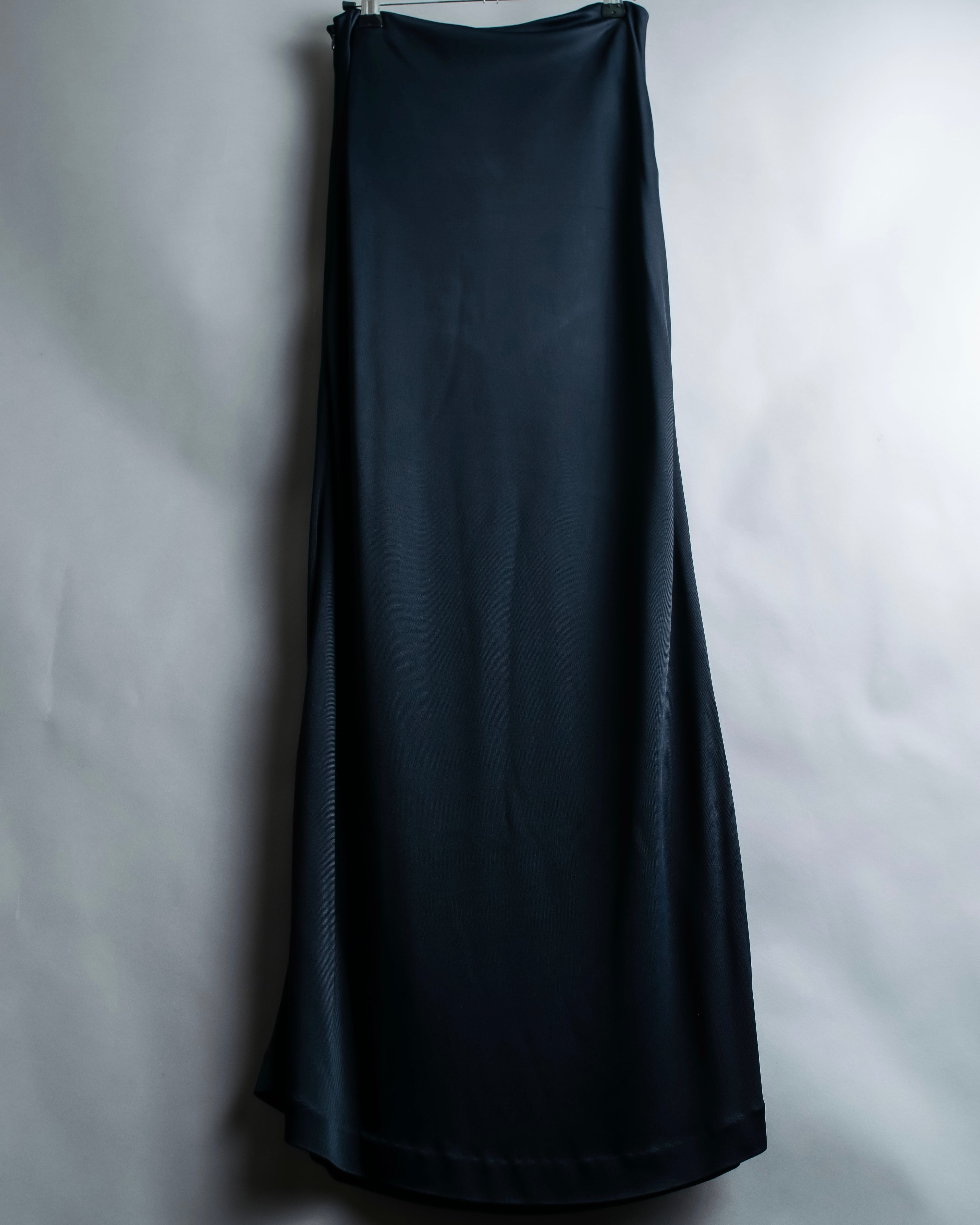 "GUCCI" Maxi-length glossy rayon skirt