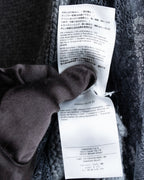 "VALENTINO" Floral lace cable knit docking design pullover