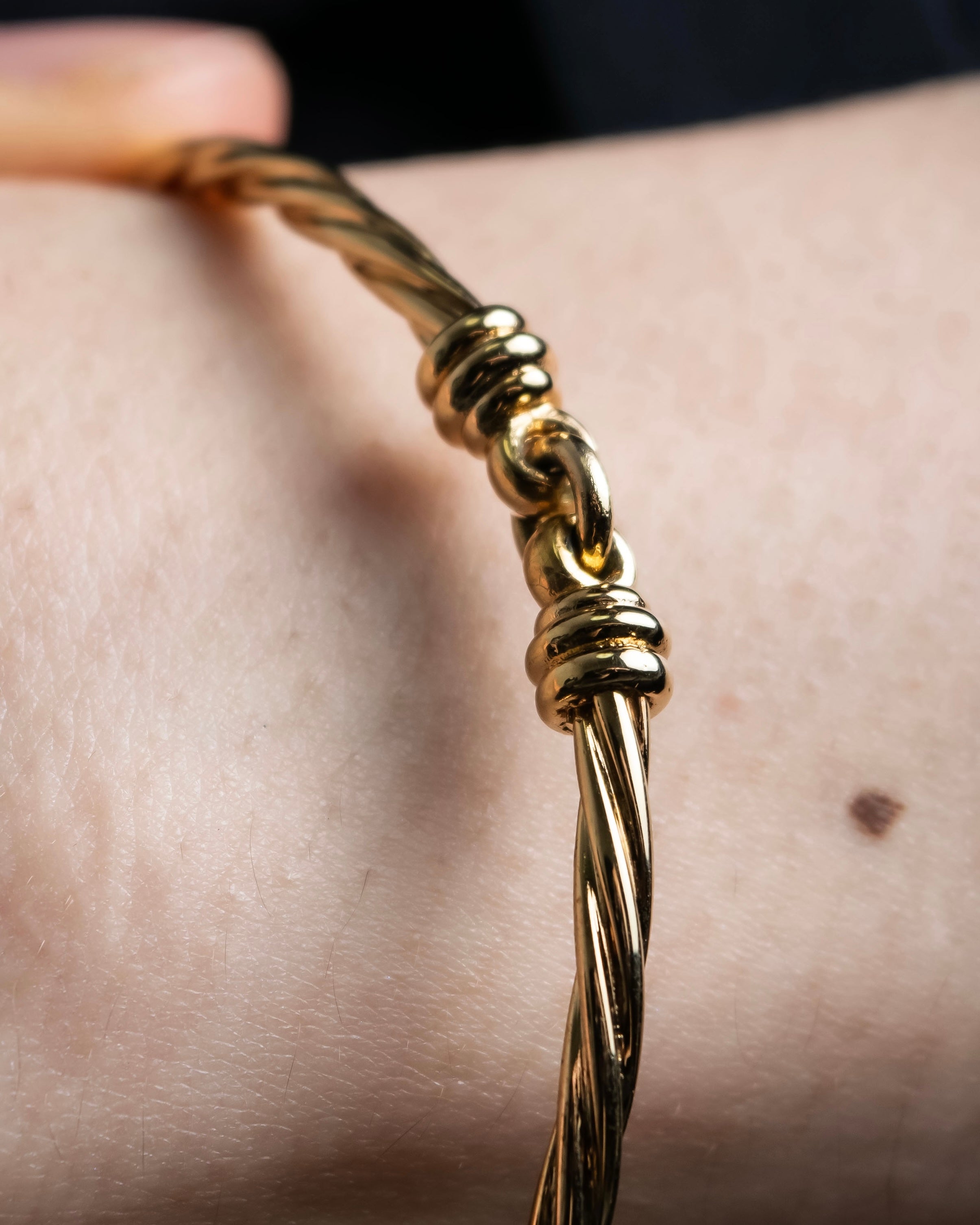 "DIOR" Twisted antique design bracelet