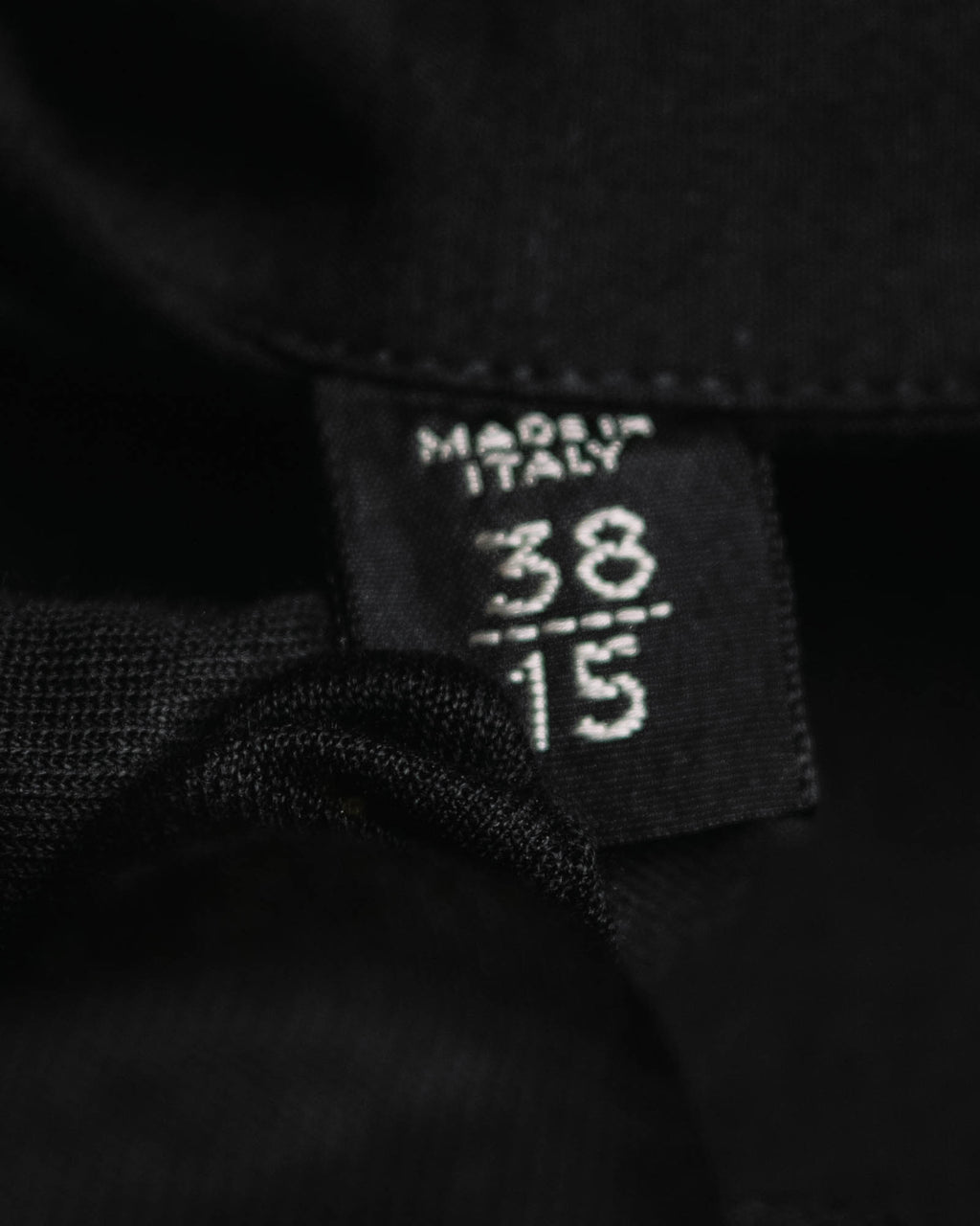 "TOM FORD" 2010's Fluid rayon silk classic collar black shirt