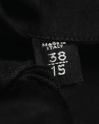 "TOM FORD" 2010's Fluid rayon silk classic collar black shirt