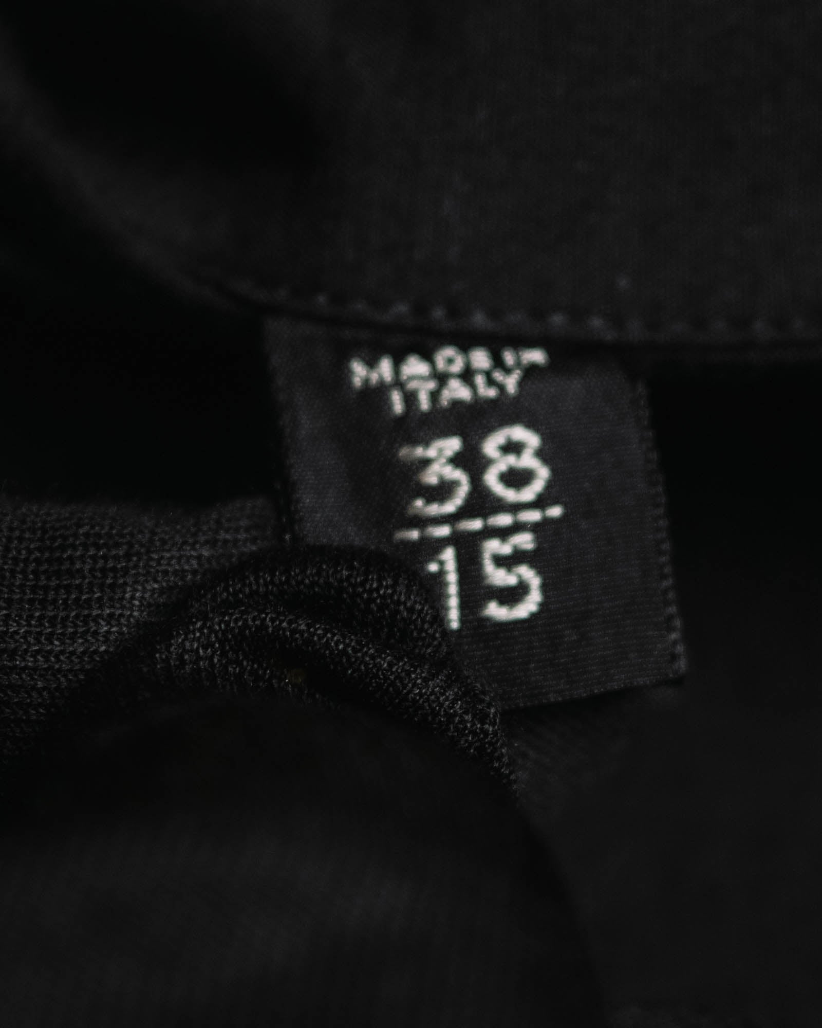 "TOM FORD" 2010's Fluid rayon silk classic collar black shirt