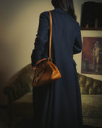-SPECIAL- “Christian Dior” 2006-2007 Gaucho saddle leather two-way satchel