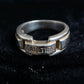 "JEAN PAUL GAULTIER" Logo engraved silver 925 ring