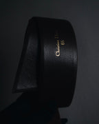 "Christian Dior" Late 80s-Early 90s suede and calf leather wide belt
