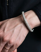 "Christian Dior" Crystal studded bangle