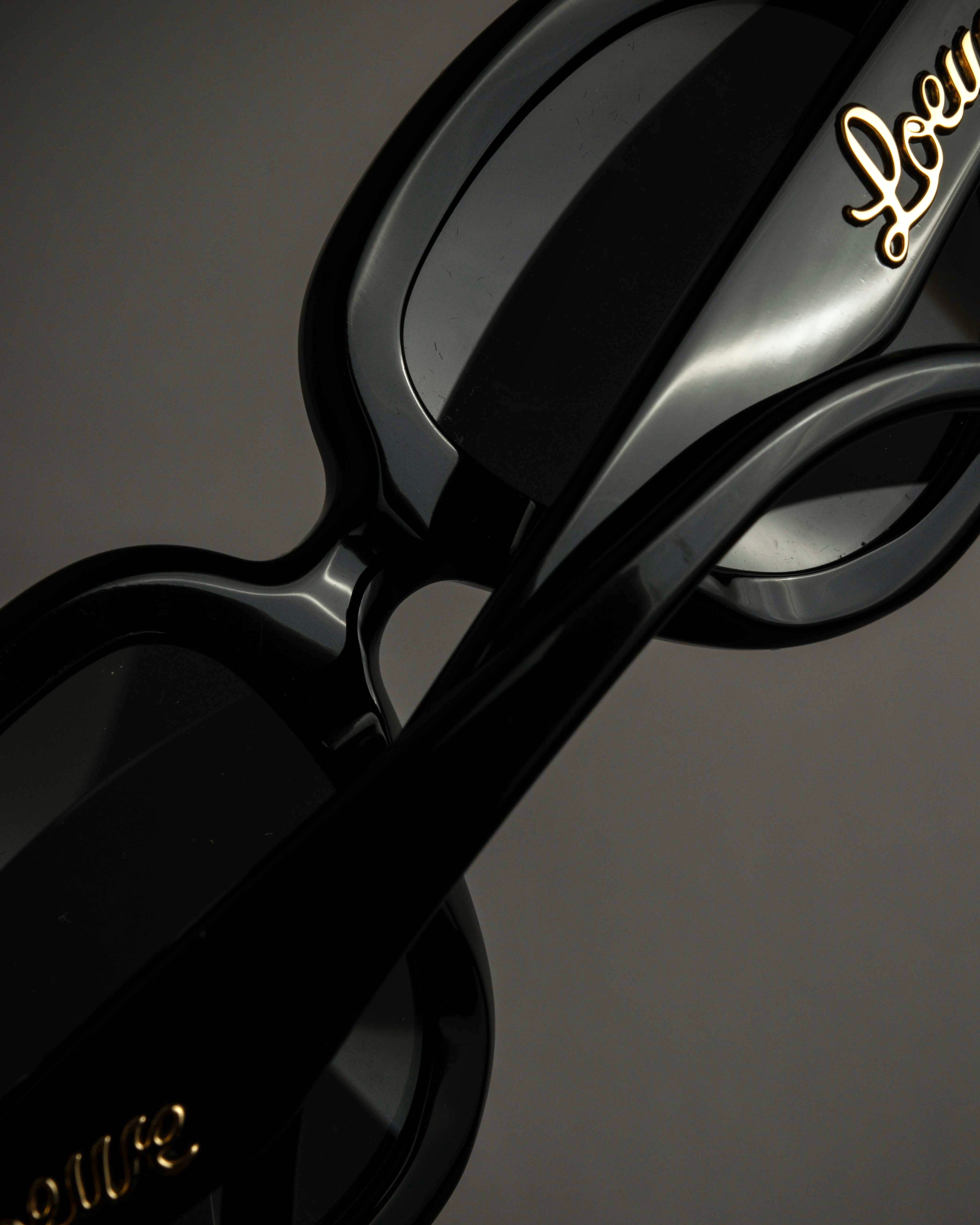 "LOEWE" Thick rim oval frame sunglasses