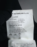 "tricot COMME des GARCONS" 2004 SS draped lapel cropped vest