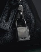 "PRADA" 90’s-00’s Vitello daino leather doctor bag