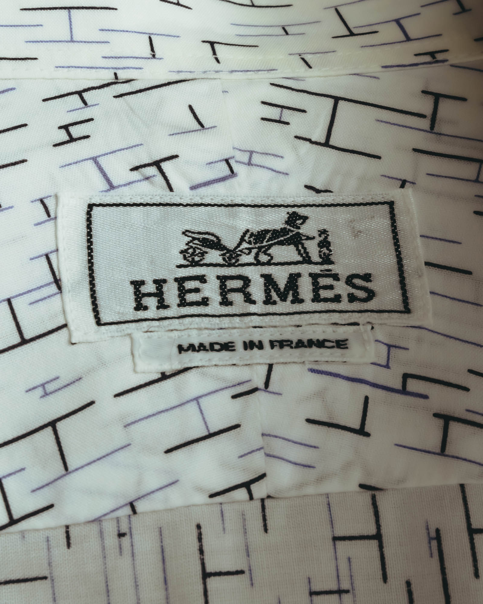 HERMES (エルメス) - 長袖シャツ - ホワイト - 41 - Hロゴ モノグラム