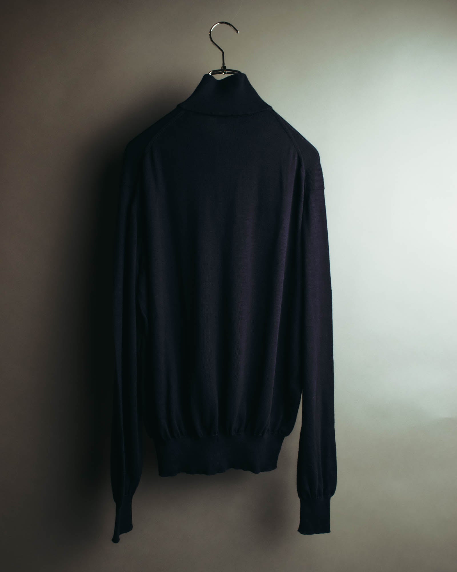"Loro Piana" 00's-10's Refined cotton half-zip sweater