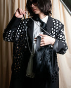 "MAISON MARGIELA" Wig fur design chain shoulder leather bag