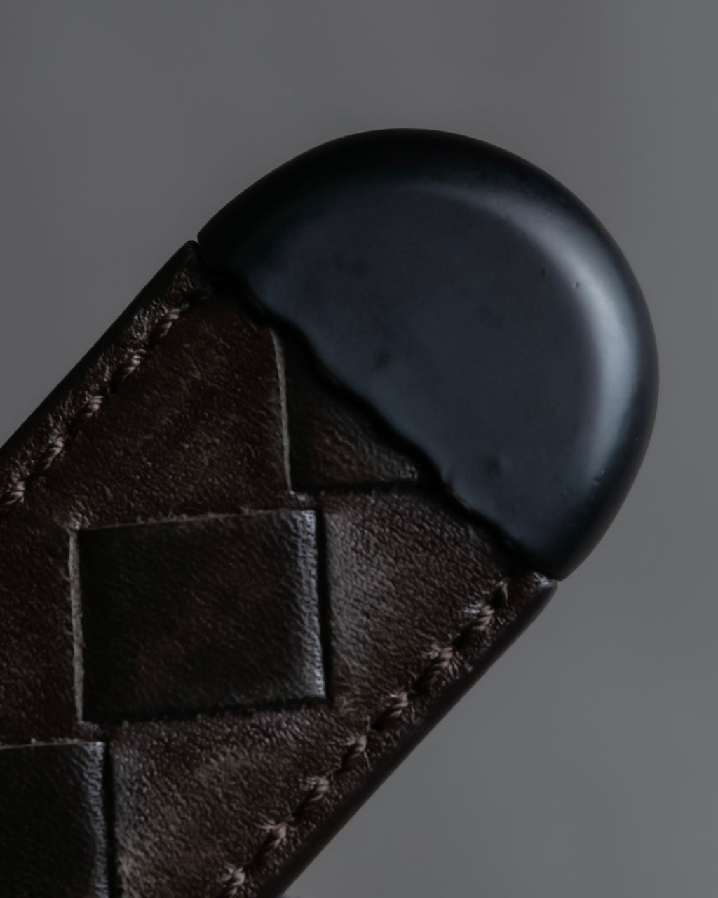 "BOTTEGA VENETA" Intrecciato technique leather belt