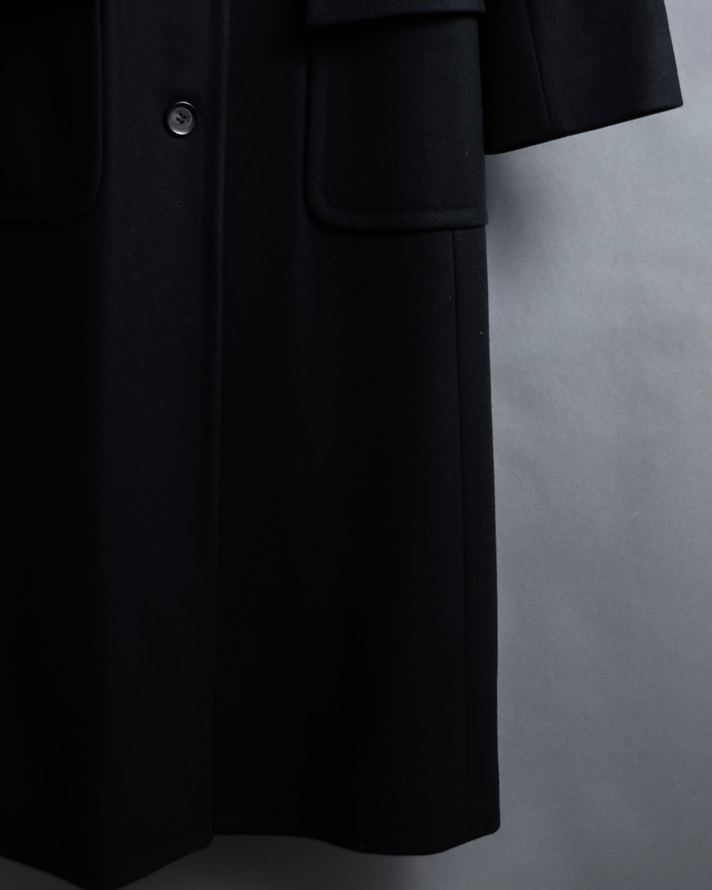 -SPECIAL- "CELINE" 1997-04's Michael Kors period minimal detail long chester coat