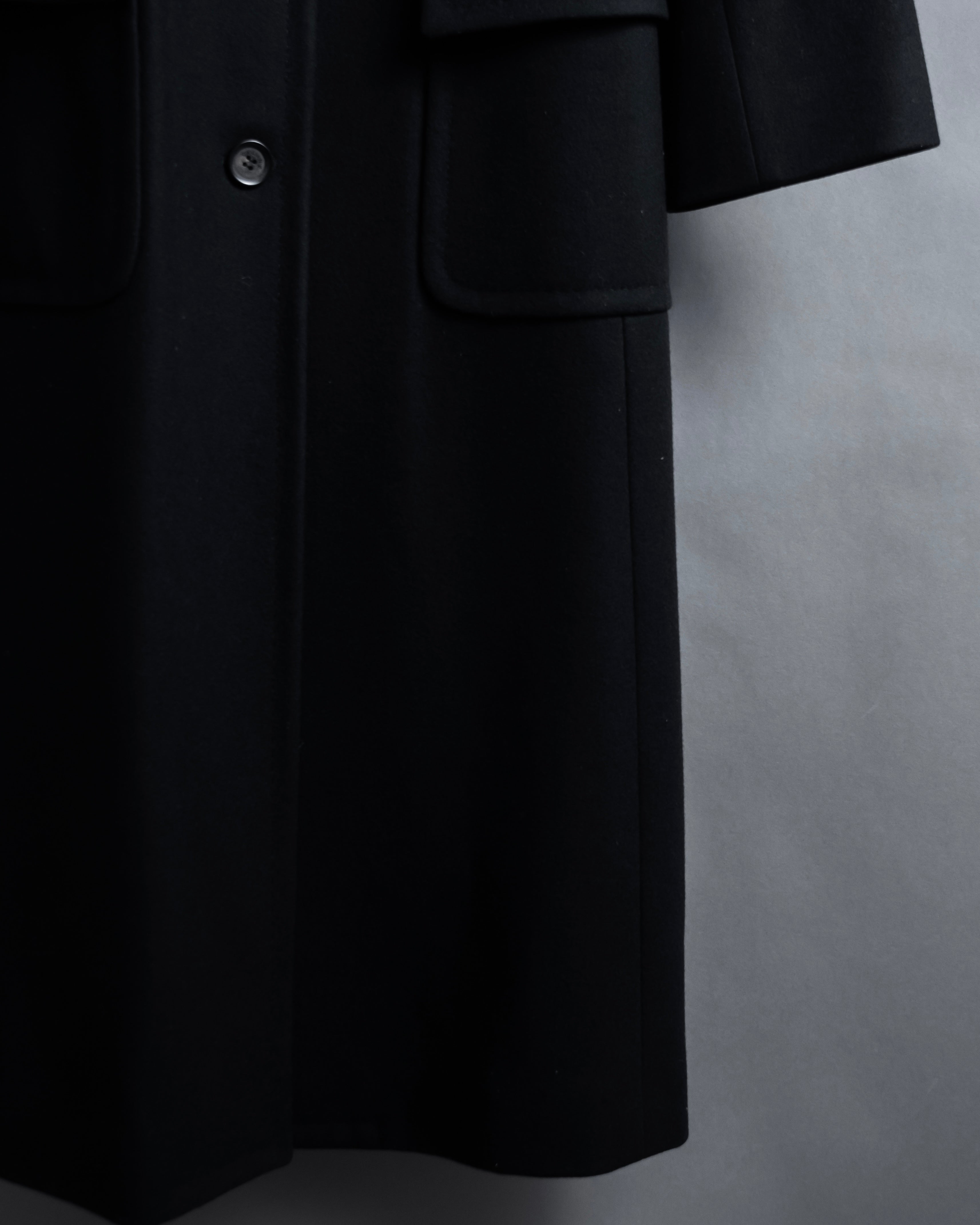 -SPECIAL- "CELINE" 1997-04's Michael Kors period minimal detail long chester coat