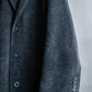 "GIANERANCO FERRE" Angora wool blend long chester coat