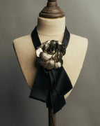 “CHANEL” 2010’s-2020’s camellia ribbon choker