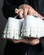 "PRADA" Tire sole white color derby shoes