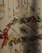 “Salvatore Ferragamo” 80’s-90’s Golf motif silk twill scarf
