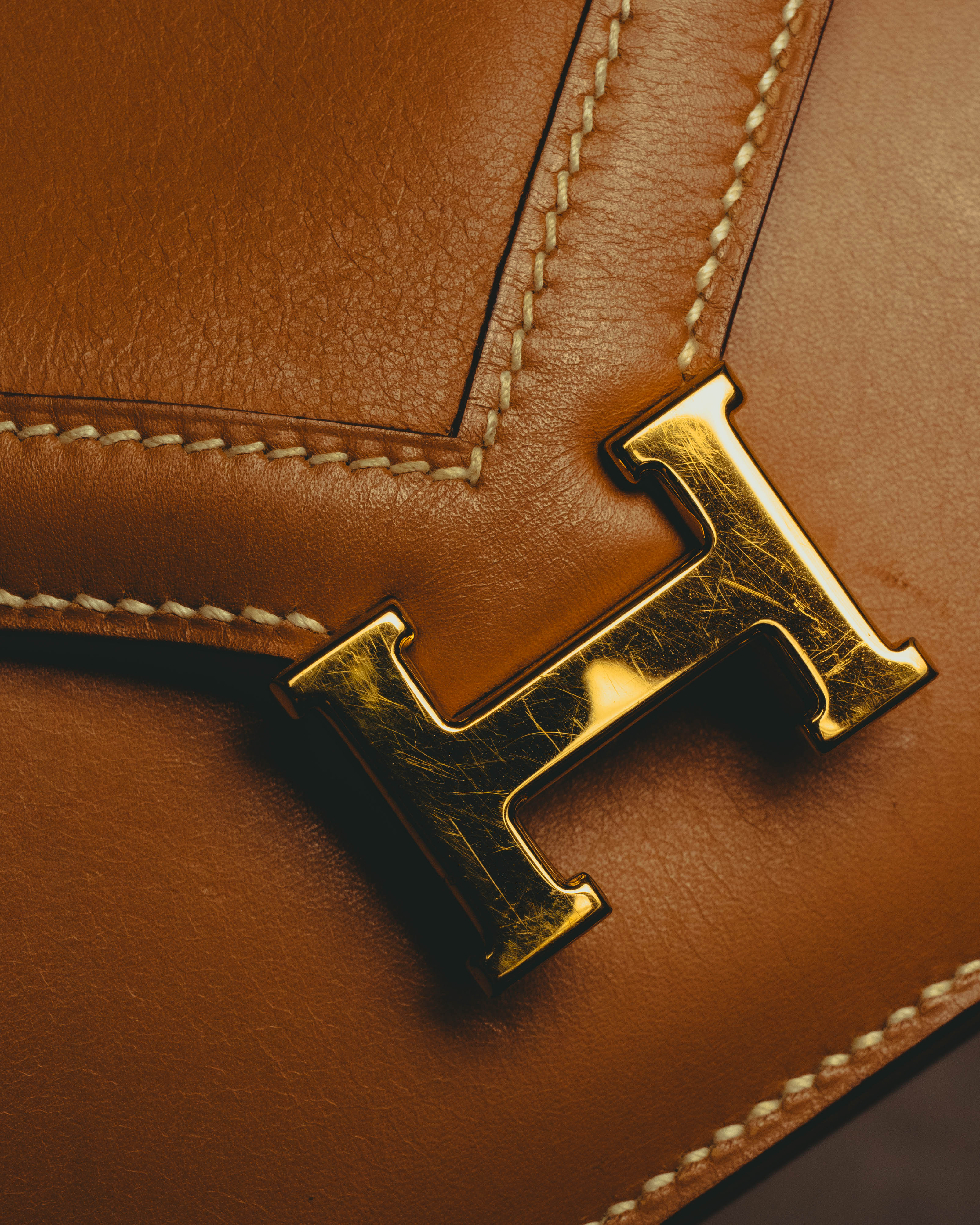 -SPECIAL- "HERMES" 70's-80's Vintage Lydie leather shoulder clutch bag