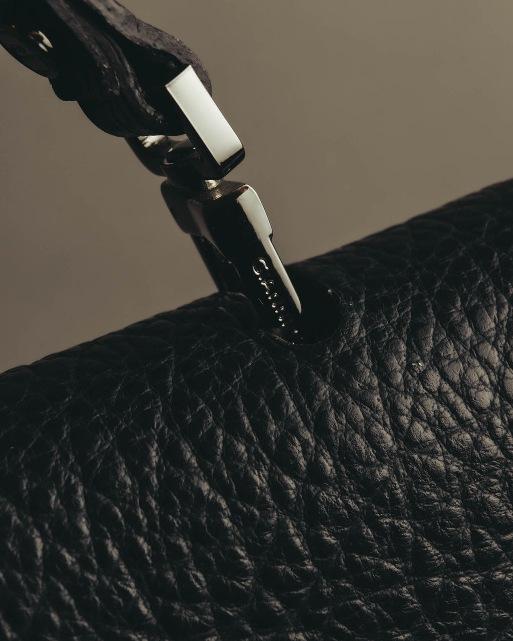 "GIANNI CHIARINI" 00's-10's Pebbled leather flap shoulder bag