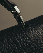 "GIANNI CHIARINI" 00's-10's Pebbled leather flap shoulder bag