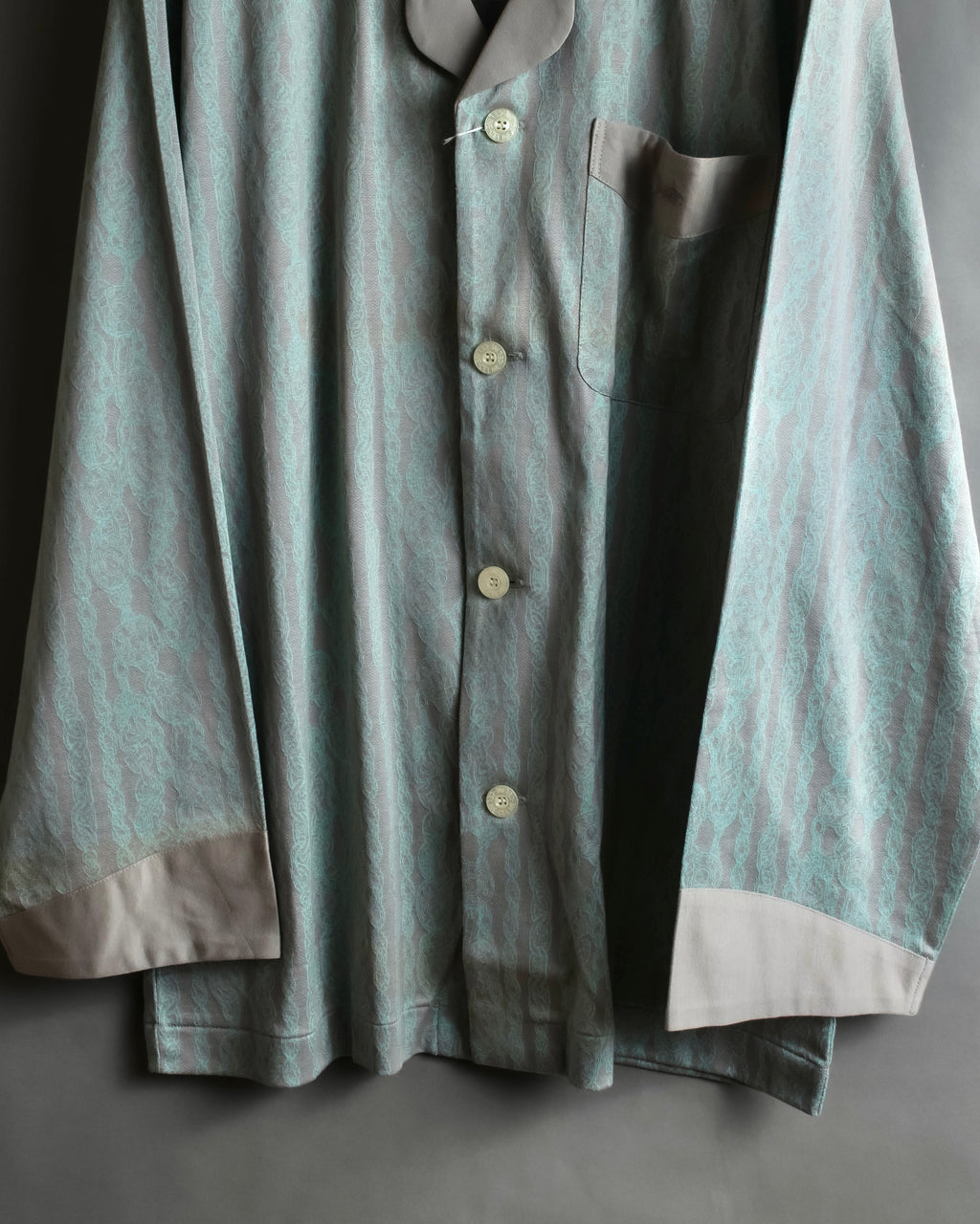 "CELINE" Chain motif pattern relaxed pajama set up