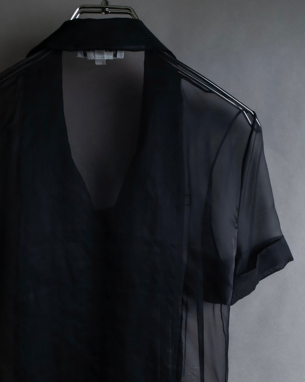 "CELINE" See-through layered design shirt & skirt set up