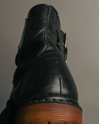 “COMME des GARÇONS HOMME”
00’s-10’s Double buckle leather combat boots