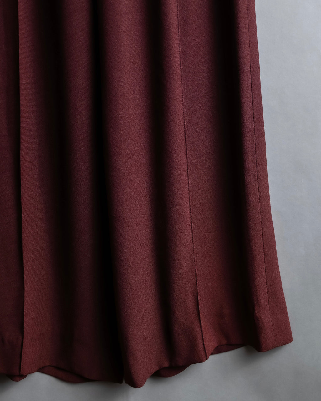 "JEAN PAUL GAULTIER" Beautiful drape burgundy wide slacks