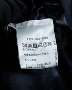 -SPECIAL- "CARUSO"
 Fur collar design belted melton coat